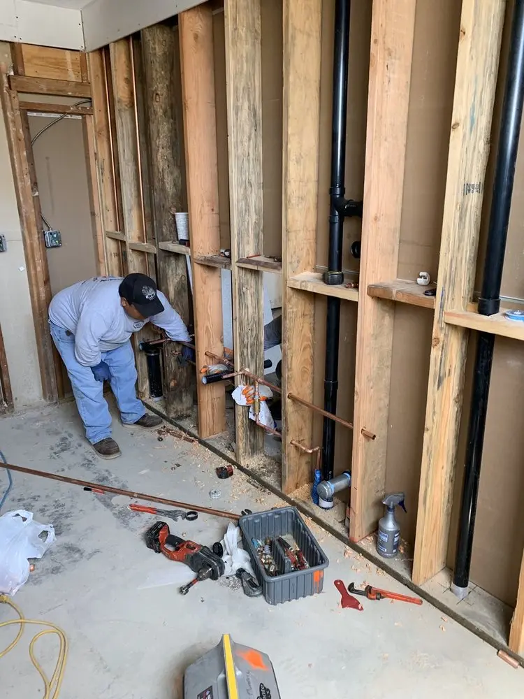 Commercial rough-in plumbing for Water Heater Replacement in The Avenues